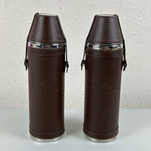 Macallan scotch whiskey flask - whiskey,