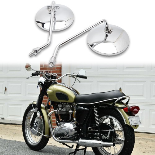 Chrome motorcycle rear view - chrome,