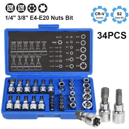 34x torx socket - e, male