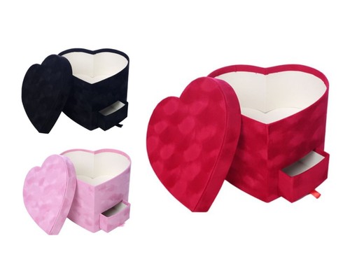 Velvet touch heart - velvet, shaped