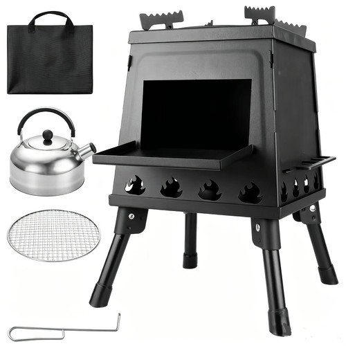 Portable camping stove wood - camping,