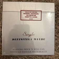 Oasis Definitely Maybe Singles Marbled Color Vinyl Box Set BRAND NEW Limited