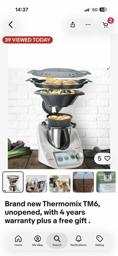 Thermomix tm6 white brand - thermomix,