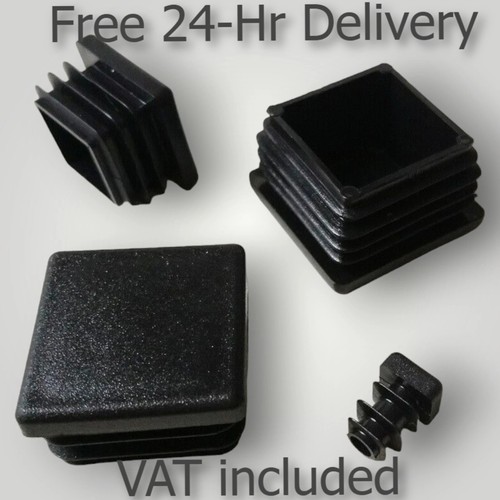 Square plastic end - caps, for