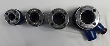 Set of 4 HFS Pipe Threading Kit Sizes 1/2”, 3/4”, 1” & 1-1/4”