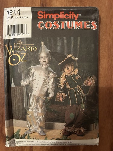 Simplicity costume 7814 wizard - costume,