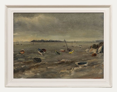 Framed 20th century oil - framed,
