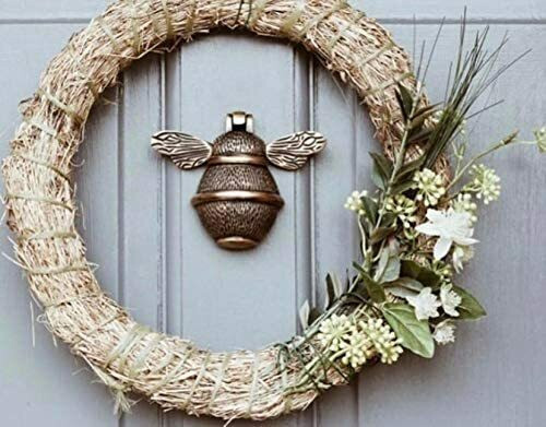 Solid brass bee - solid, knockers