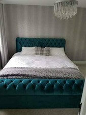 Green Sleigh chesterfield