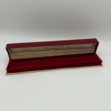 GENUINE OMEGA WATCH BOX LADIES VINTAGE RED SEAMASTER DEVILLE CONSTELLATION