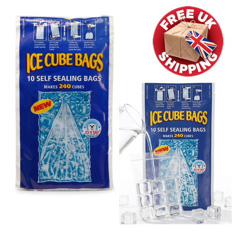 Ice cube bags - ice,
