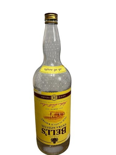 Large pub bells whisky bottle - pub,