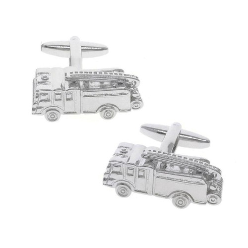 Fire engine cufflinks - fire,
