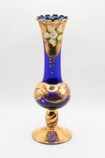 Bohemian Murano Crystal Vase -