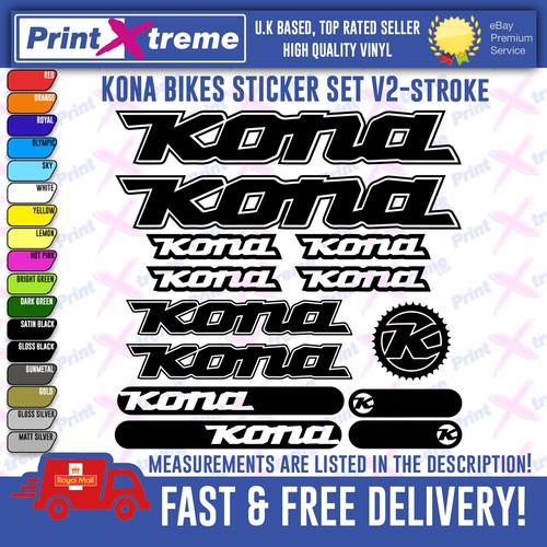Kona bikes vinyl - vinyl, decals