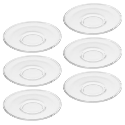 6pcs reusable glass - 6pcs, coasters
