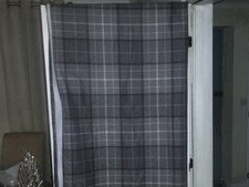 laura ashley afriston pale charcoal pair curtains 64 ins wide x 90 inches long