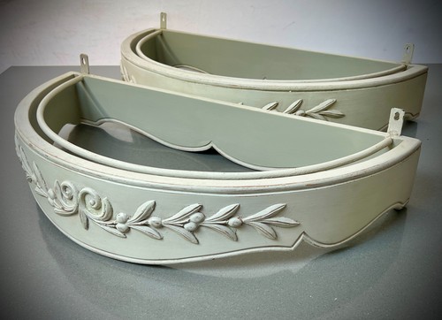 Pair french bed canopies - french,