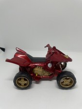 2010 Marvel Iron Racers Quantum Quad Iron Man ATV  2.75" Tall x 5" Long