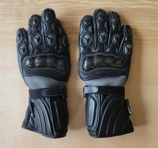 Large leather motorcycle