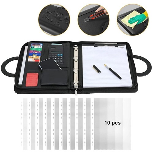 Zipped conference folder - a4,