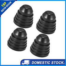 Universal Rubber Housing Seal Cap Car Headlight Dust Cover 65x72mm Pack of 4