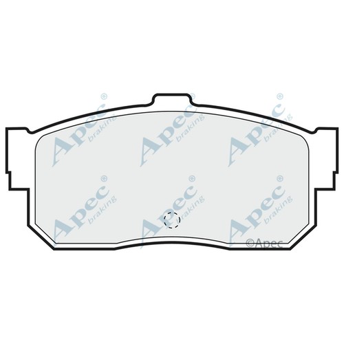 Brake pads set - pads, nissan