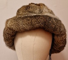 Real Rabbit Fur Hat Cloche