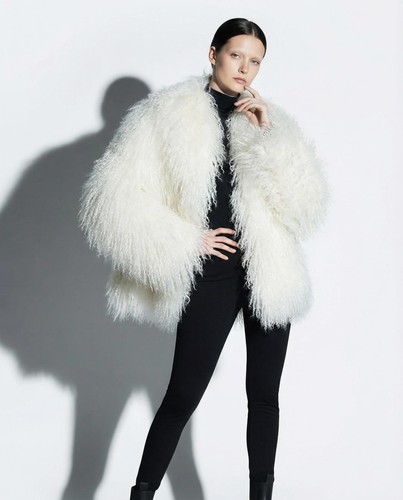 Mongolian lamb fur jacket - mongolian,
