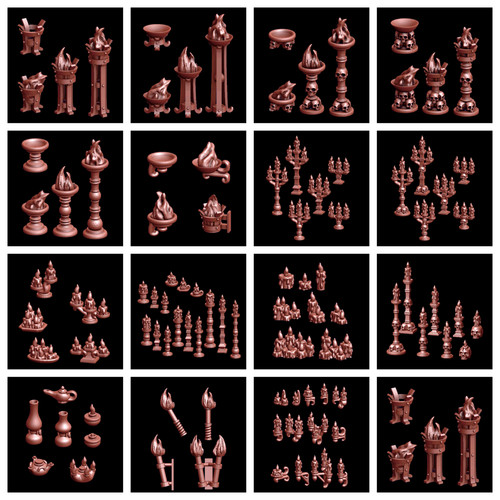Basing bits candles candelabra - basing,