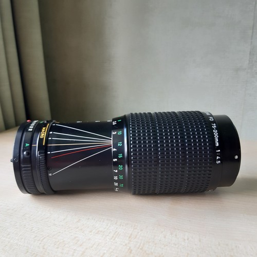 Vintage canon 75 200mm - vintage, fd
