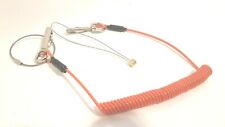 Tool Lanyard Tethered 2 Wires Captive Carabiner Stainless Steel Scaffolders 