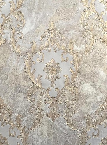 Rasch sienna damask - sienna,