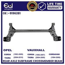 REAR AXLE SUBFRAME BEAM FOR