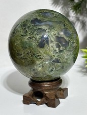Moss Agate Crystal Ball Sphere