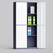 Metal 4 Door Office Filing