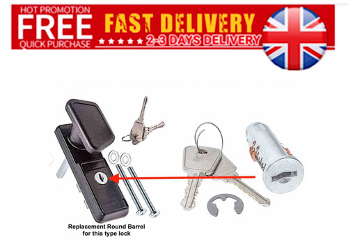 Garage door lock cardale - garage, round