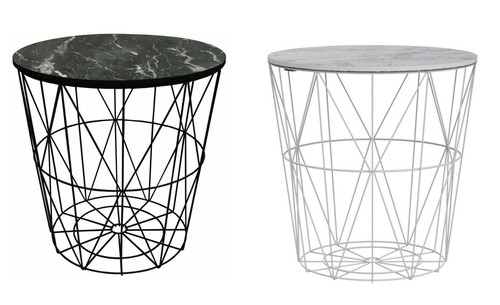 Retro metal wire coffee table - wire,