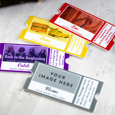 Personalised Physical Event Ticket Customised Your Own Photo Concert Ticket,