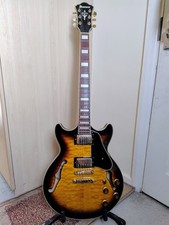 Ibanez Artcore AM93-AYS Semi Hollow Electric Guitar with Hard Case