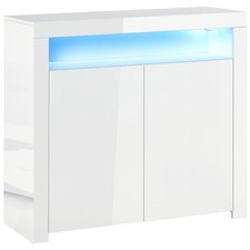 HOMCOM Modern High Gloss RGB