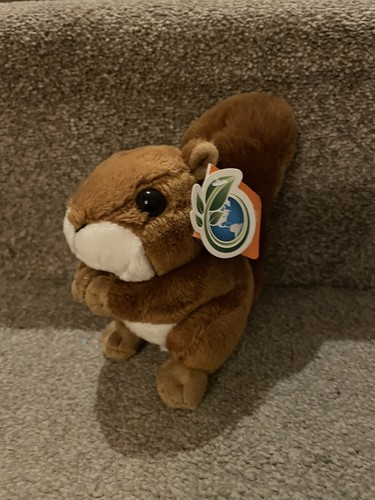 Red squirrel plush soft toy - soft,