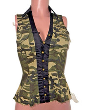 Y2K Camouflage Camo Studded