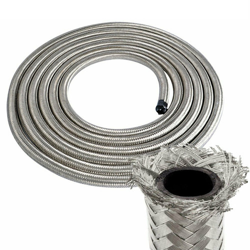 Stainless steel braided - stainless,