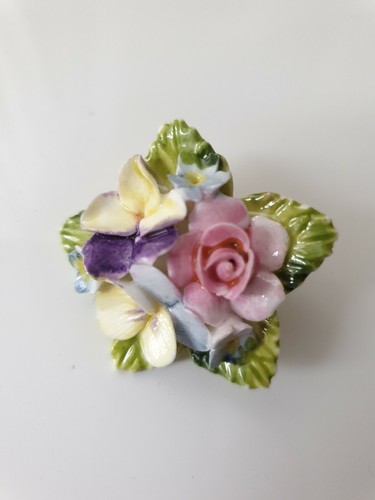 Vintage bone china flower - vintage,
