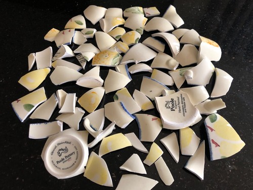 Broken china mosaic pieces for - broken,