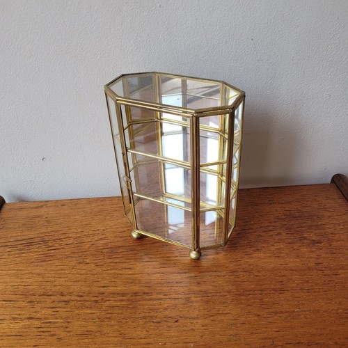 Vintage brass glass - vintage,