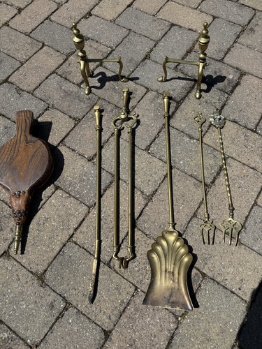 C1860 antique solid brass - solid,
