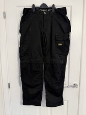 Snickers Cargo Work Trousers. 3312. 38 Waist 32 Leg. In Great Used Condition. 