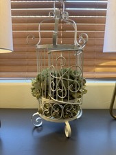 White Decorative Bird Cage